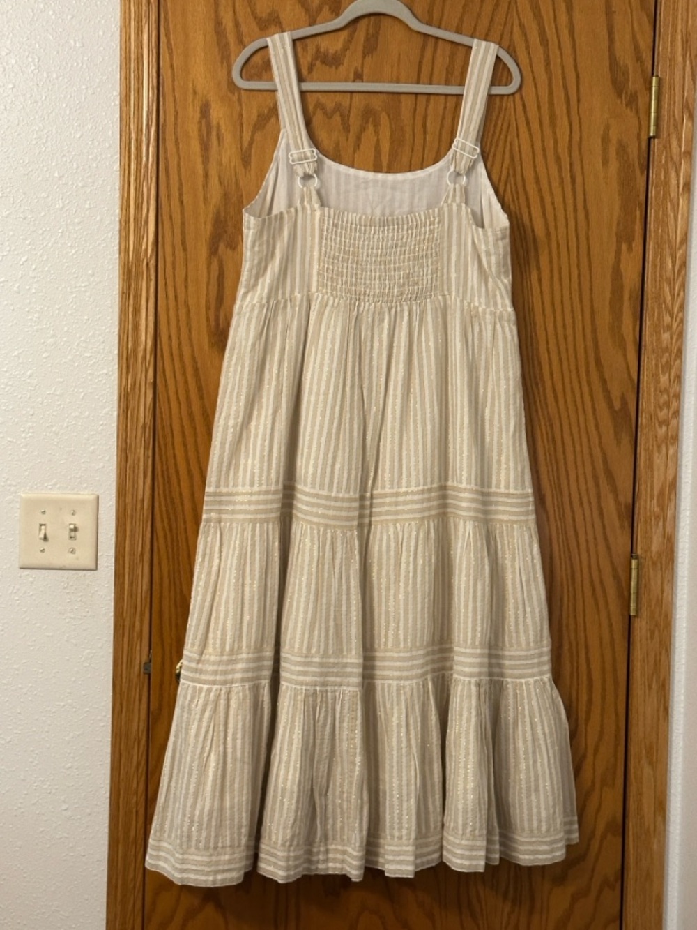 Linda Anderson Sandy Stripes Tiered Sundress - NWOT - Size XL (estimated) - Picture 4 of 14